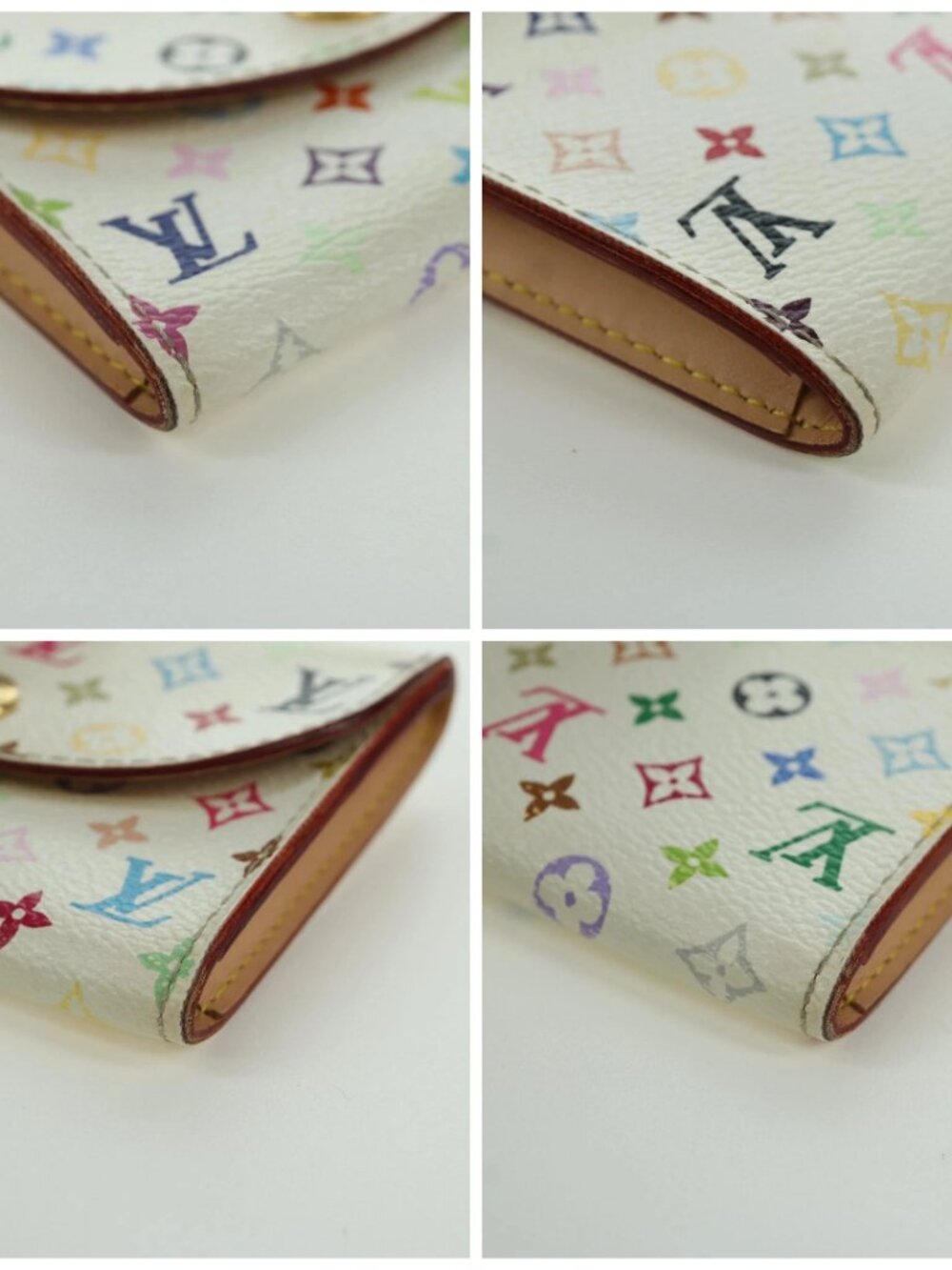LOUIS VUITTON Multicolor Anvelop Cult De Vuitto Card Case M66557 LV Auth 173397A - Picture 14 of 14